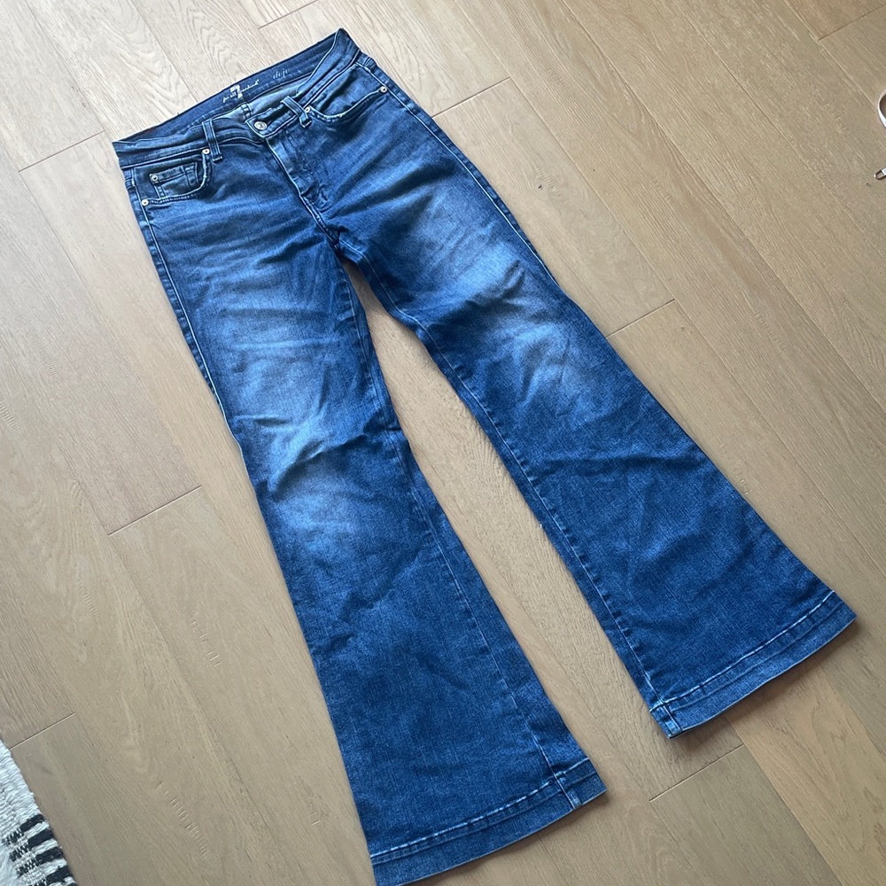 7 for All Mankind Dojo bootleg jeans